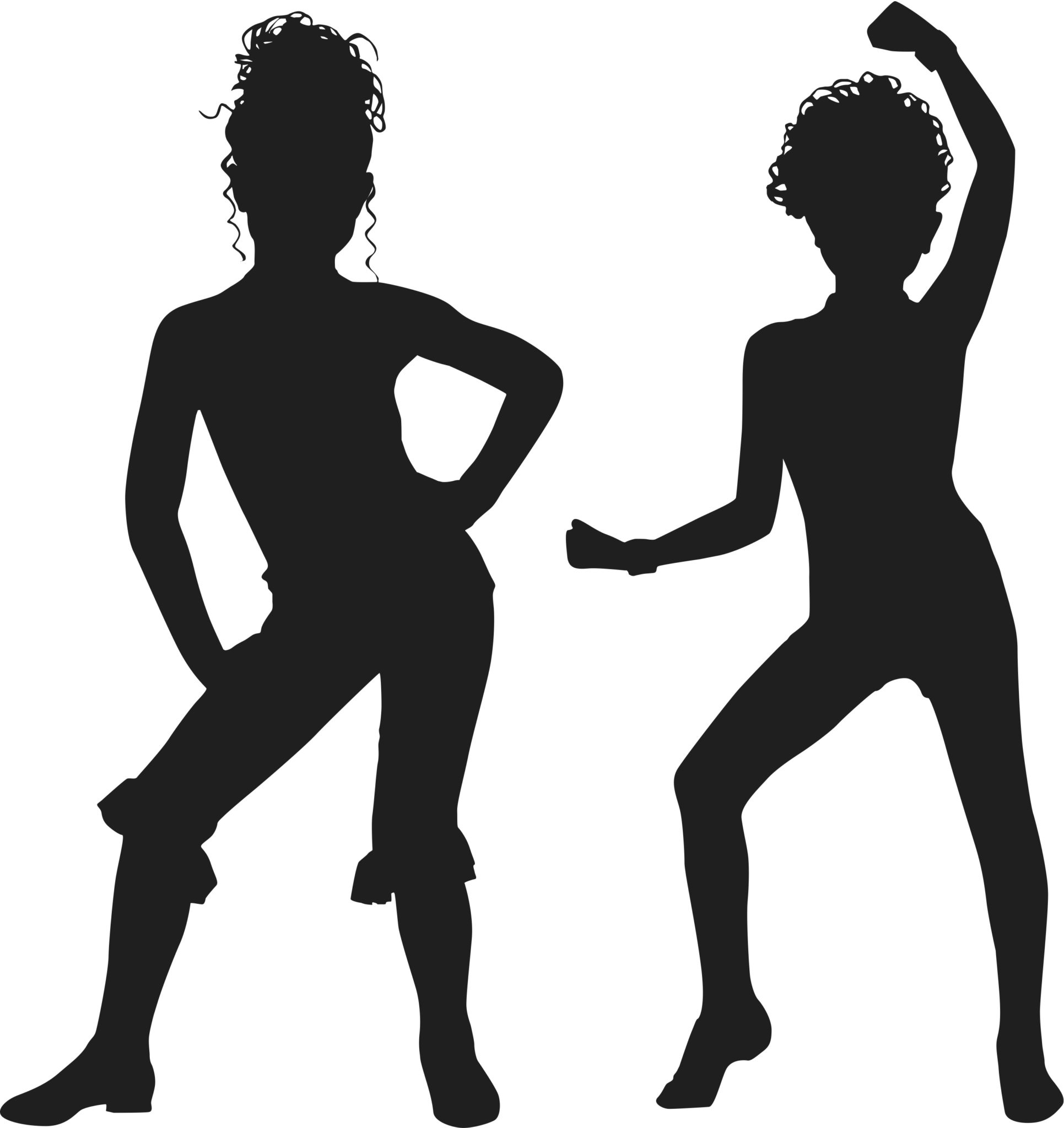 dance silhouette coloring pages - photo #3